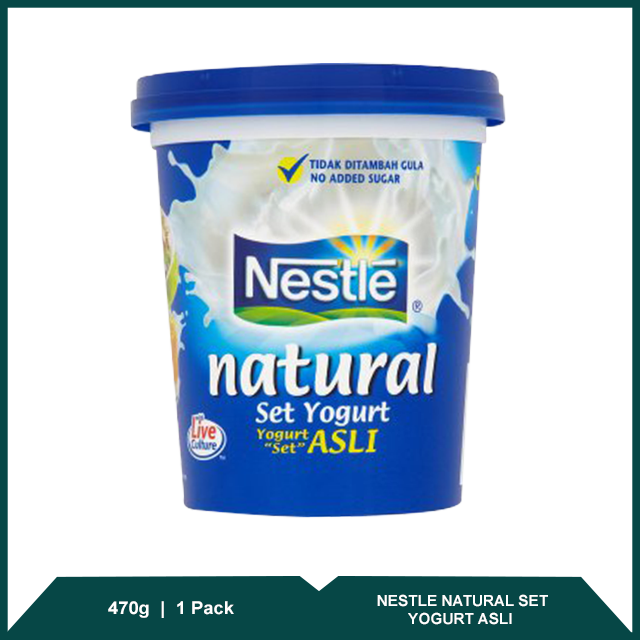 Product Nestle Natural Set Yogurt Asli 470g