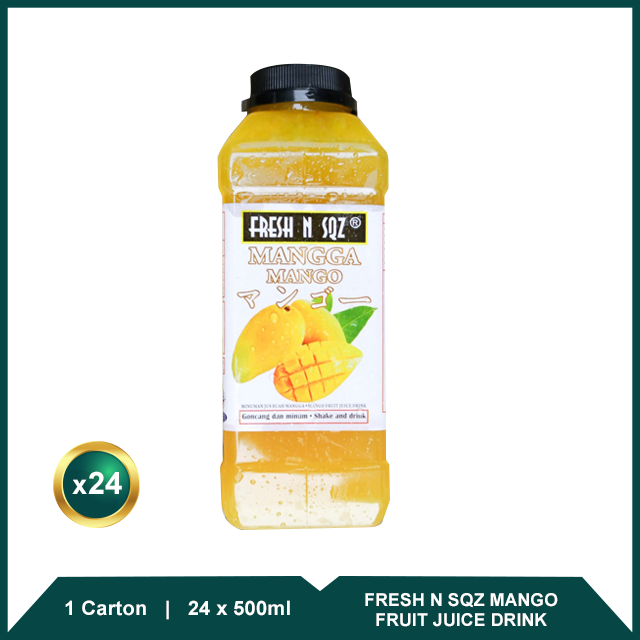 Product FRESH N SQZ Mango Fruit Juice Drink 1 Carton (24 x 500ml)
